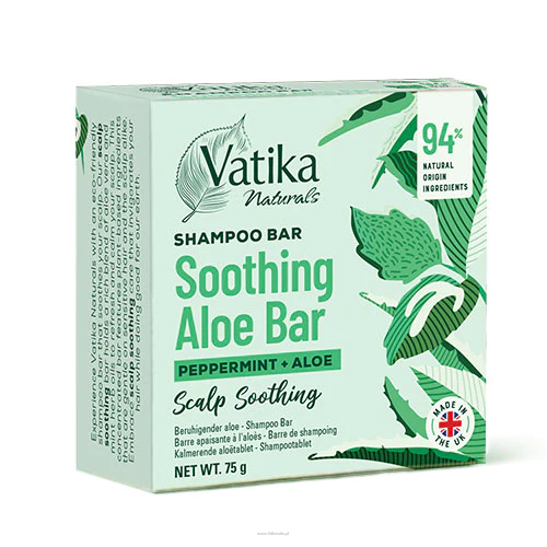 Vatika soothing aloe shampoo bar 75g