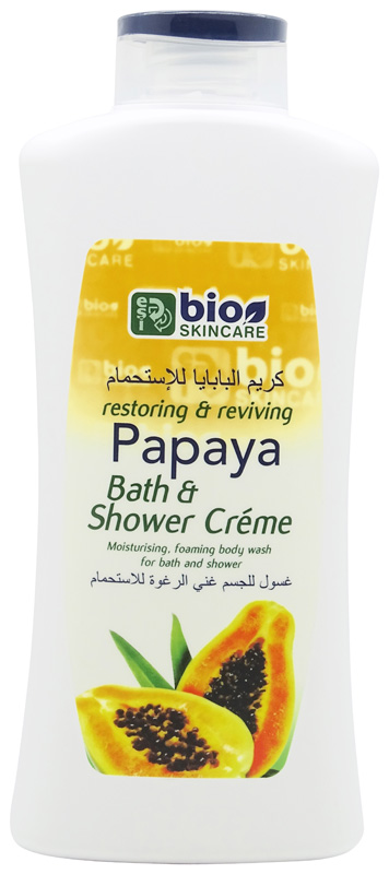 Bio skincare papaya bath & shower creme 750ml