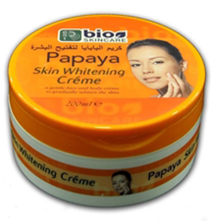 Bio skincare papaya skin whitening creme 200ml