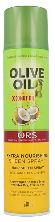 Ors olive oil sheen spray coconut oil 240ml