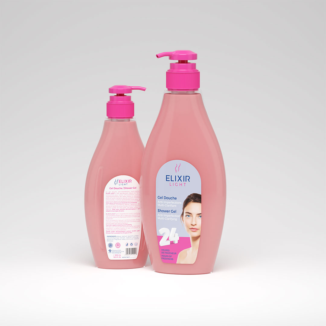 Elixir Light Gel Douche Normal 1000ml