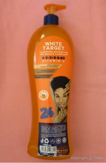 White Target Gel Douche 1000ml