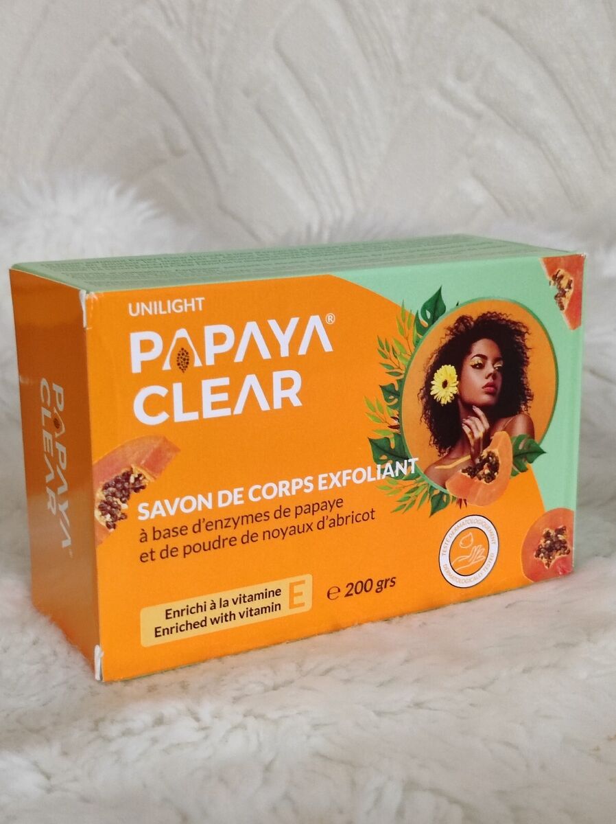 Papaya Clear Savon De Corps Exfoliant 200g