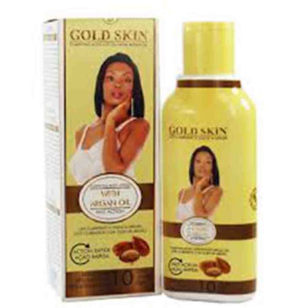 Gold skin lait clarif a l'huile d'argan 10 day 250