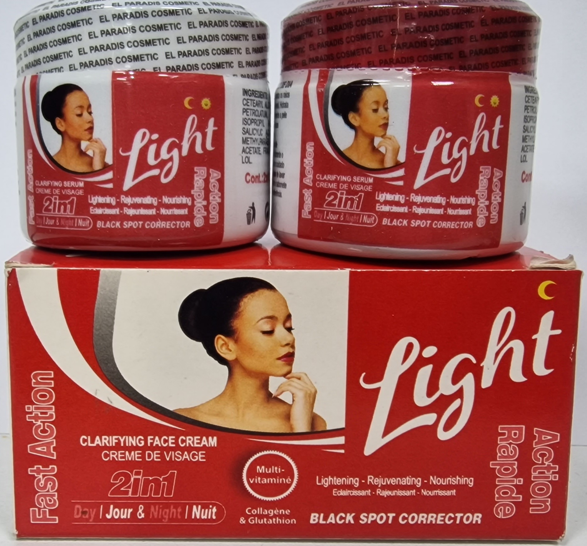 Light cream de visage day & night 80gr