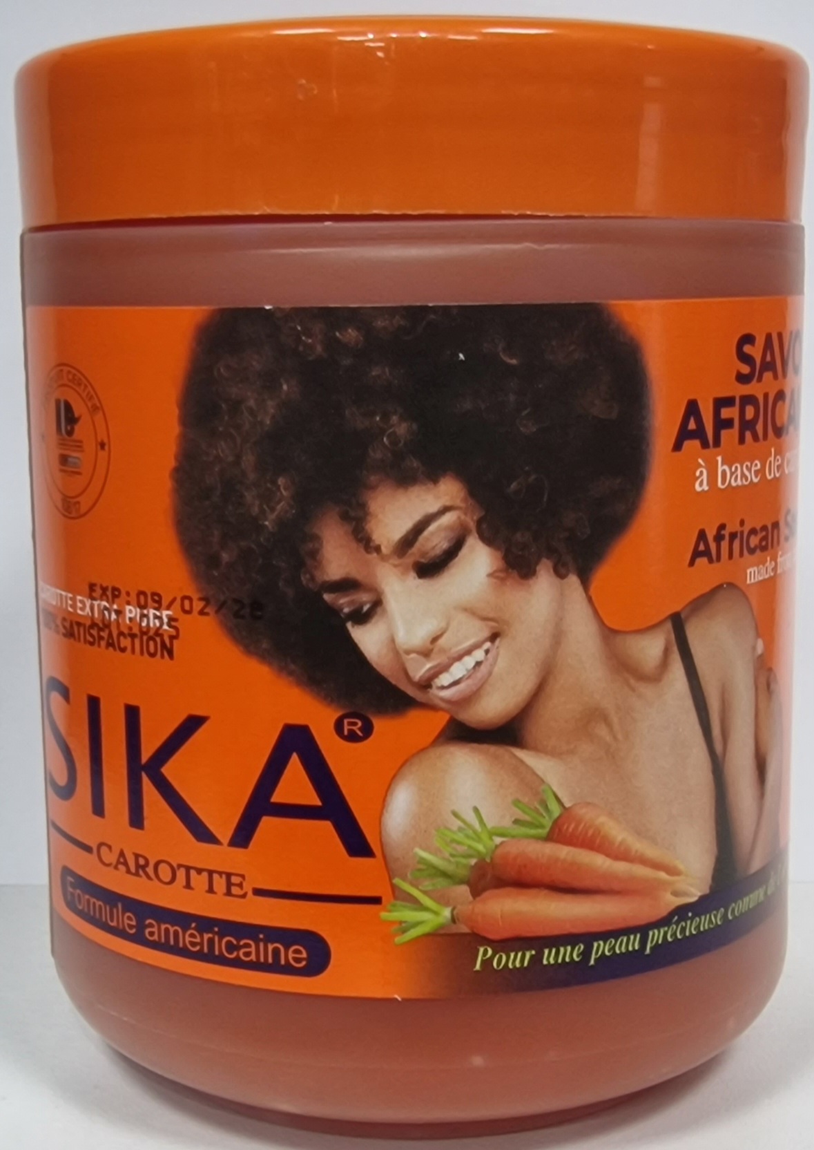Sika carotte savon african 670g