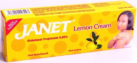 Janet lemon cream tube 30g
