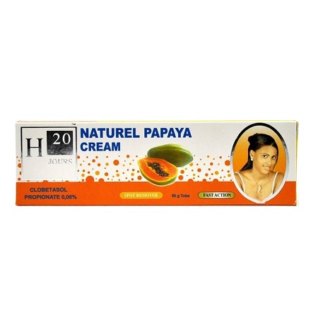 H20 jours natural papaya creme 50g