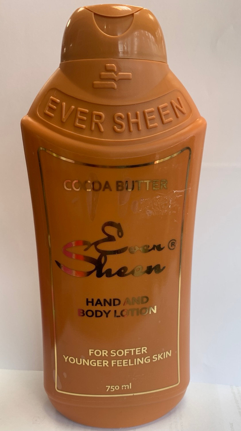 Ever Sheen Cocoa Butter Hand et Body Lait 750ml