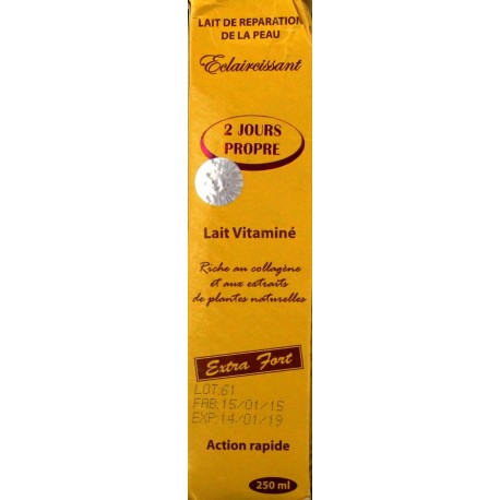2 Jours Propre Lait Yellow 250ml
