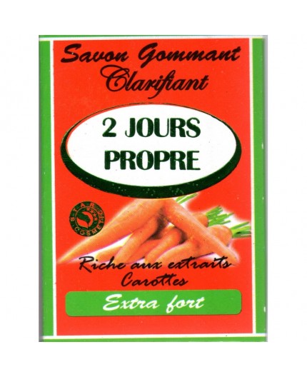 2 Jours Propre Savon Carotte 225g
