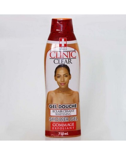Clinic Clear Gel Douche Gommage Eclr 750ml
