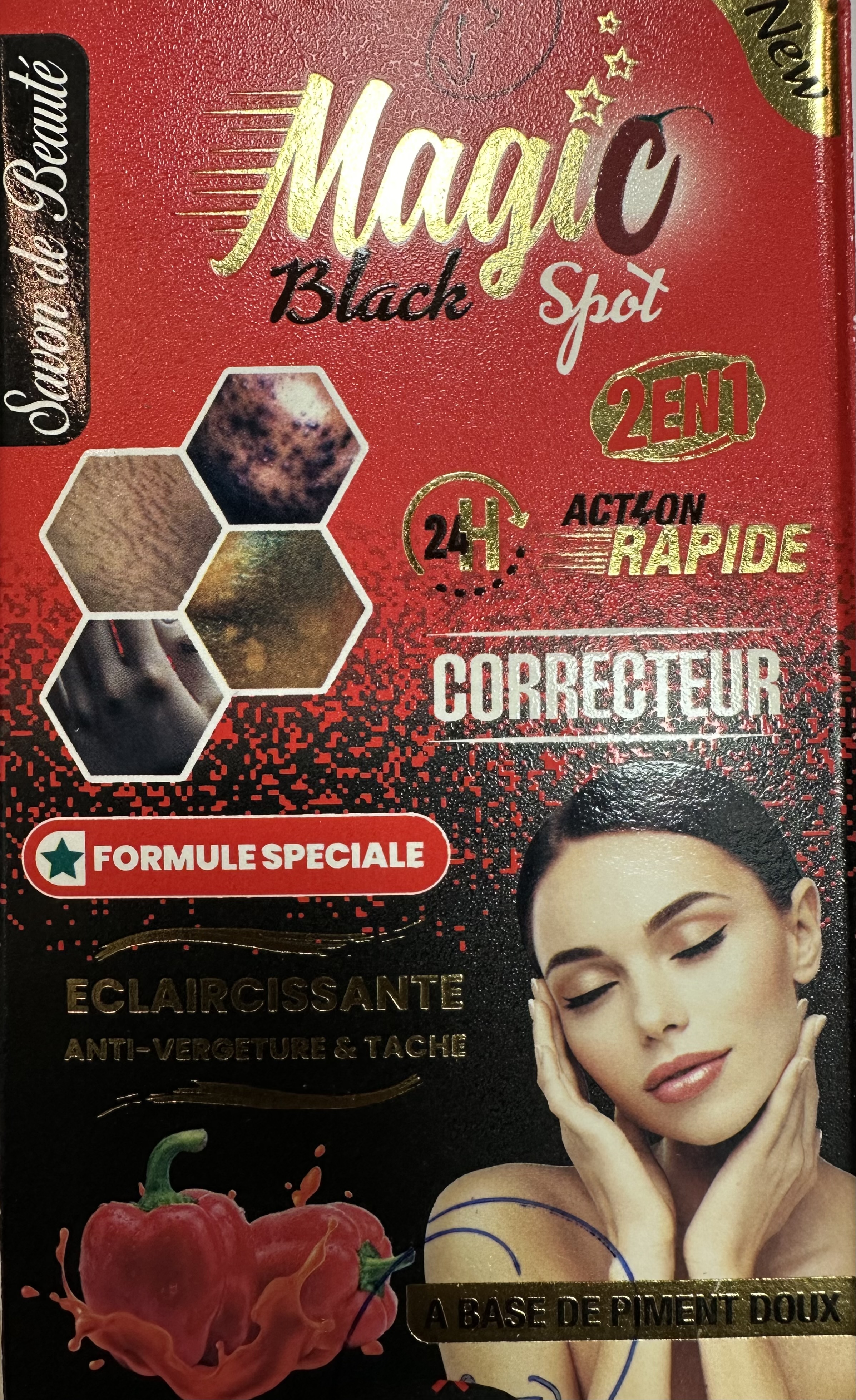Magic black spot savon 2 en 1 450g
