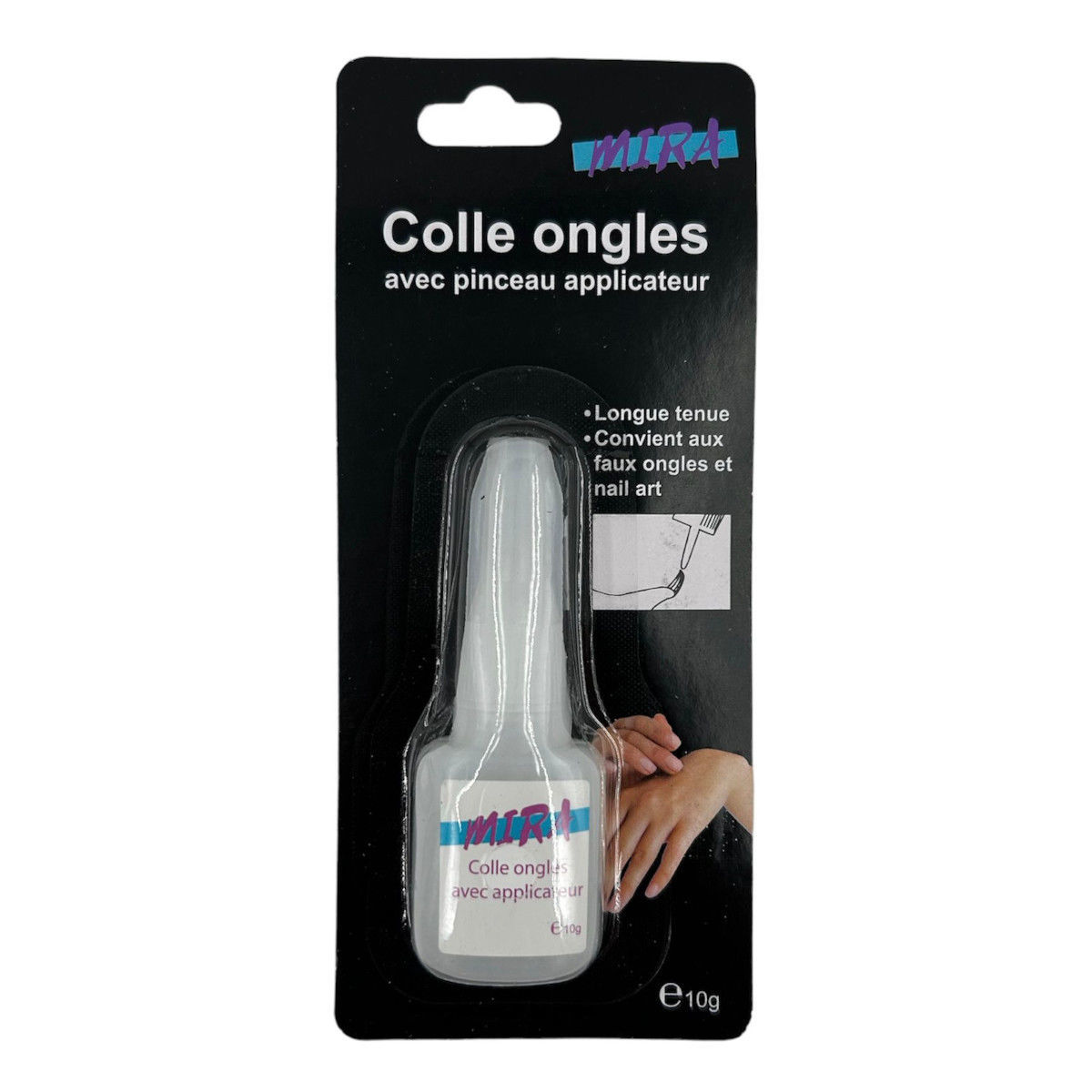 Mira colle ongles avec pinceau applicateur 10g