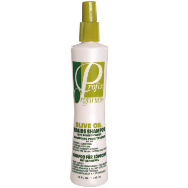 Profix organics olive oil braids shampoo 355ml