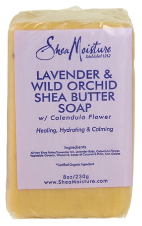 Shea Mois lavender & wild orchid soap 230g