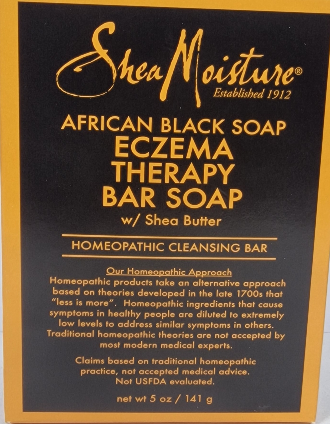 Shea Mois african black soap eczeme 141g