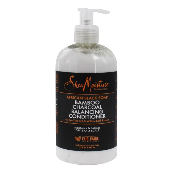 Shea Mois afri black bamboo charcoal condit 384ml