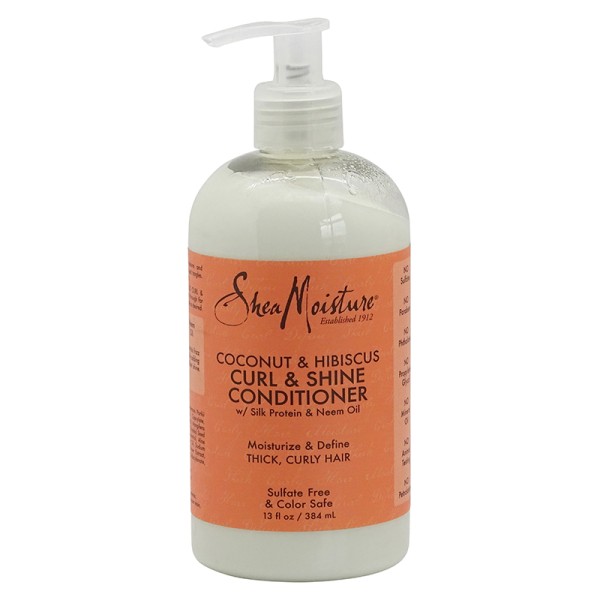 Shea Mois coconut & hibiscus curl condit 384ml