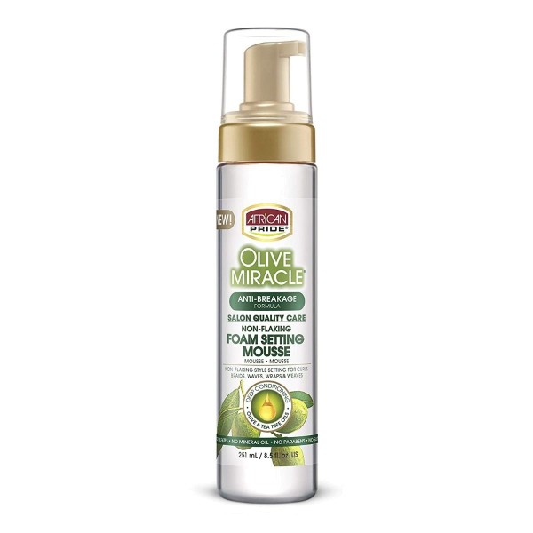 African pride olive miracle foam mousse 8.5oz