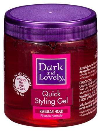 Dark & lovely quick styl gel regular hold 4oz\/2