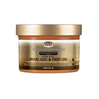 African pride black castor loc & twist gel 227g