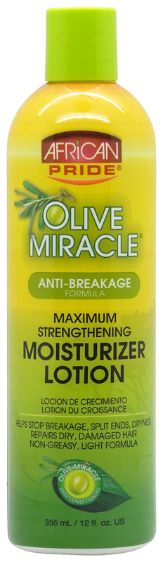 African pride olive miracle lotion 355ml