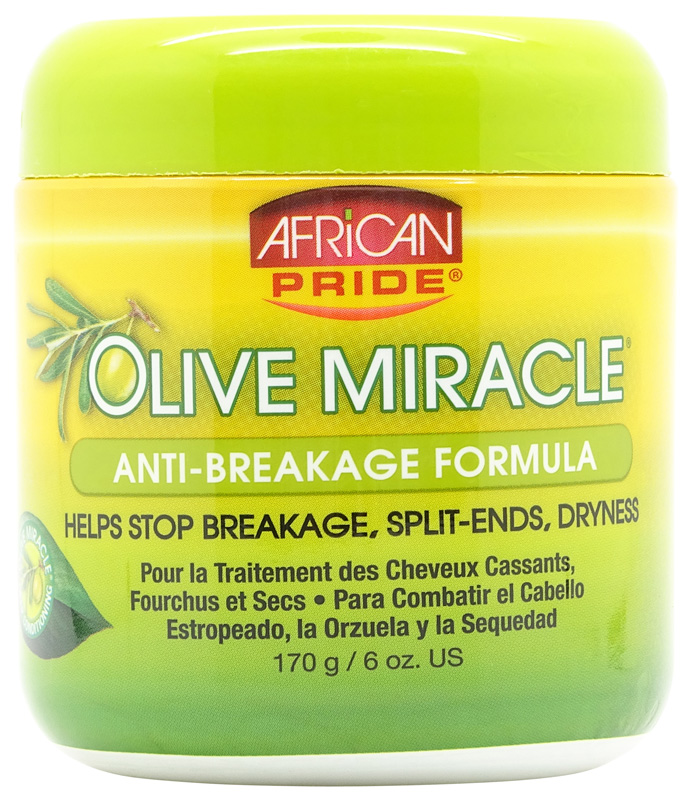 African pride olive anti break cream pot 170g