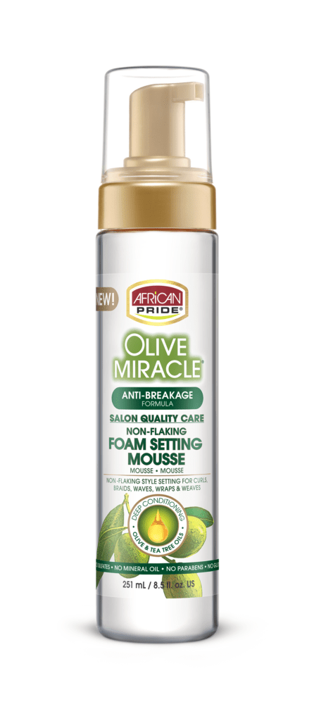 African pride olive miracle mousse 251ml