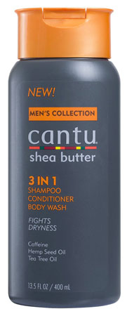 Cantu Men's 3 In 1 Shampoo Conditioner 400ml