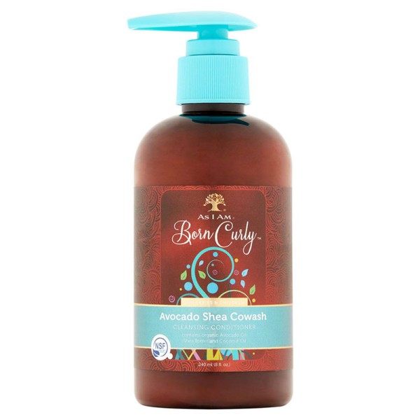 As i am born curly avocado shea cowash 240ml