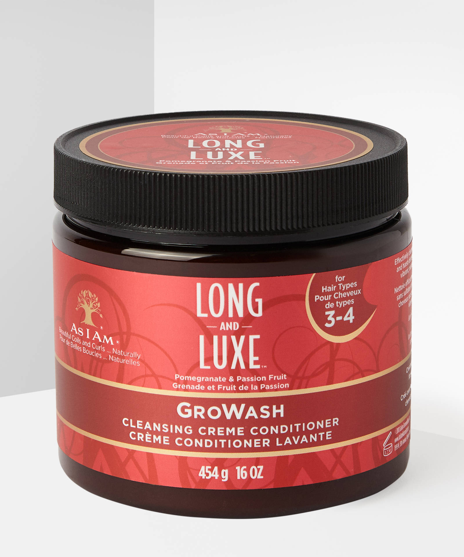 As i am long & luxe growash 454g