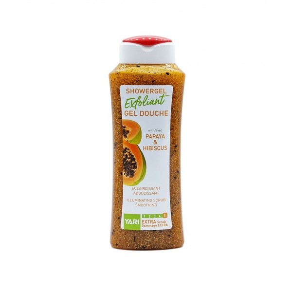 Yari geldouche gommage papaya et hibiscus 500ml
