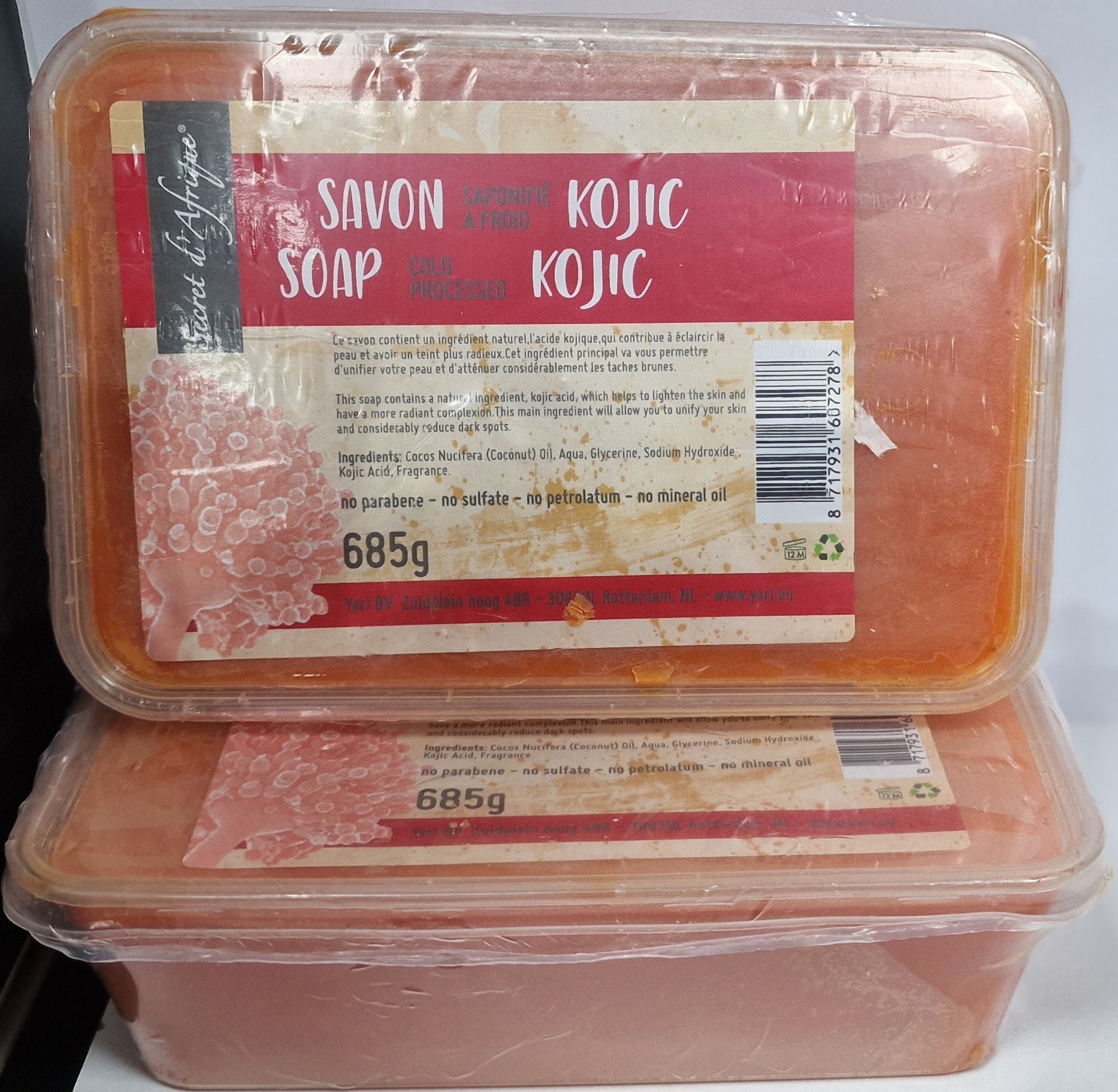 Secrets d'afrique kojic savon 685g