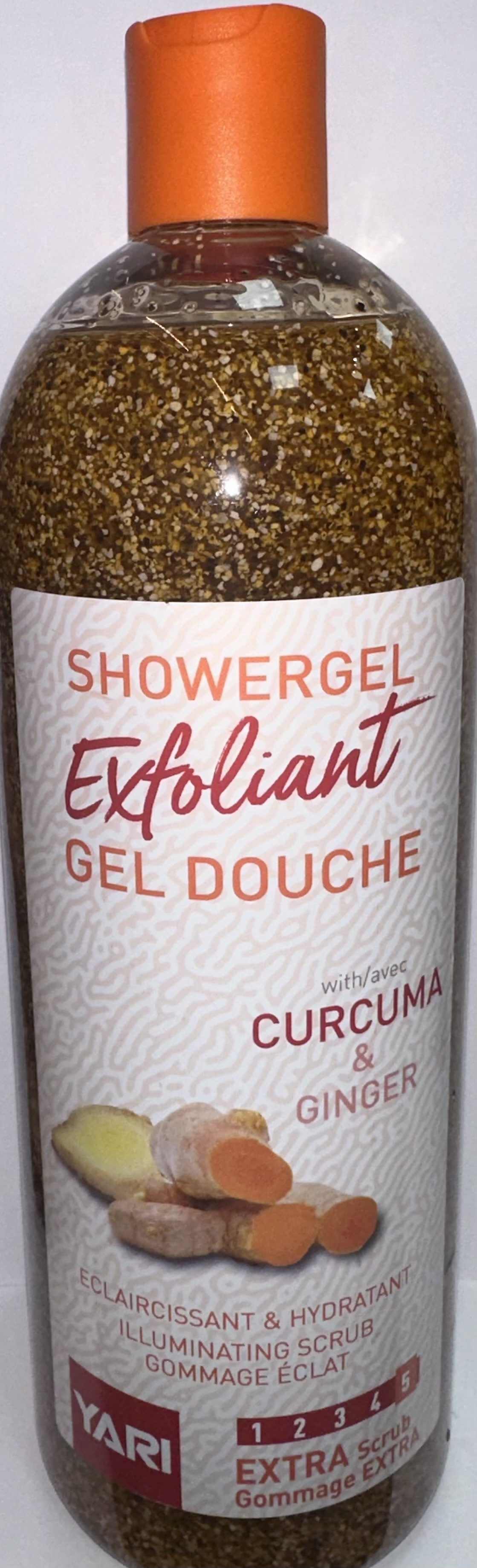 Yari gel douche curcuma exfoliant 1000ml