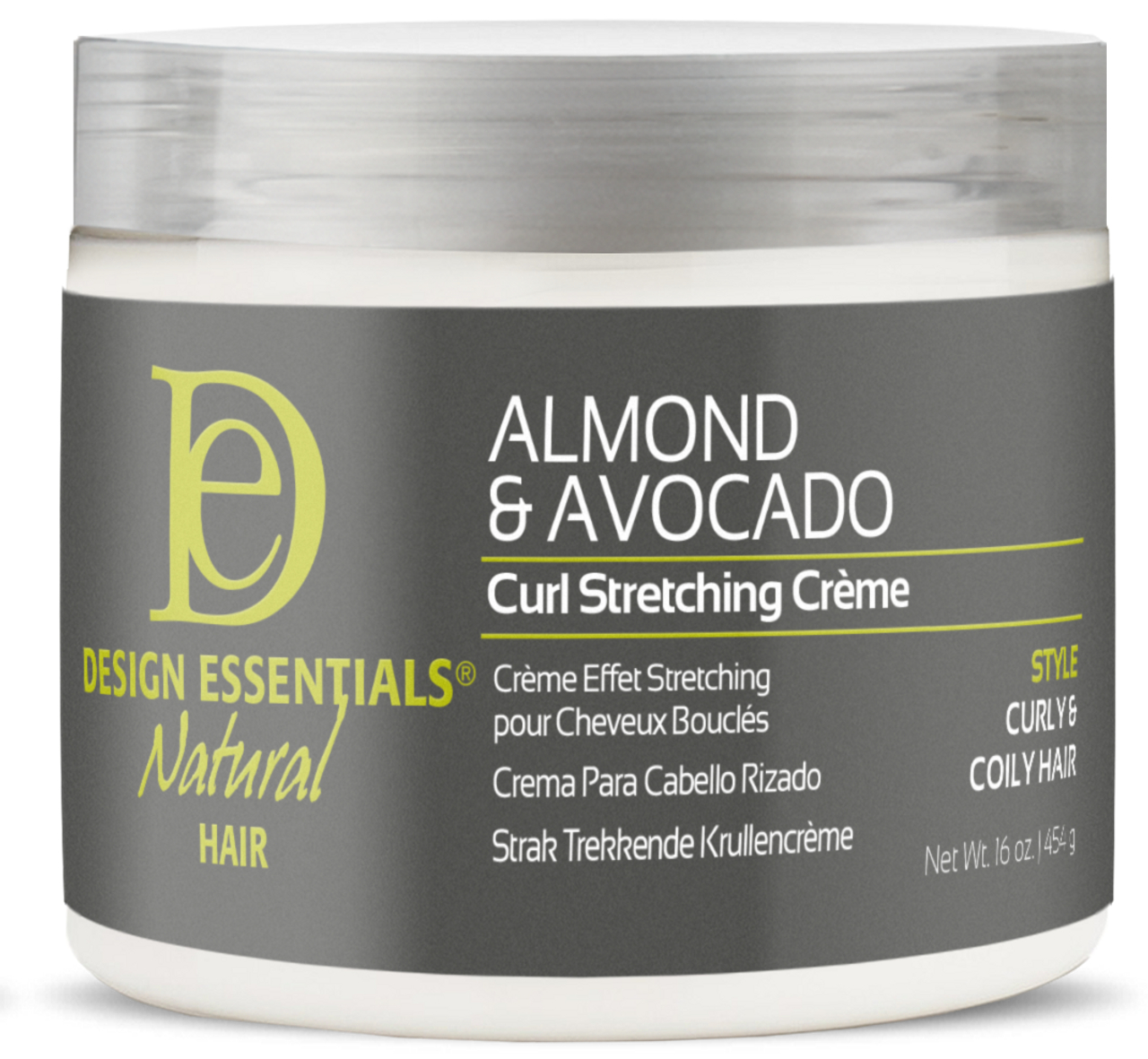 Design essentials curl stretching cream 454g
