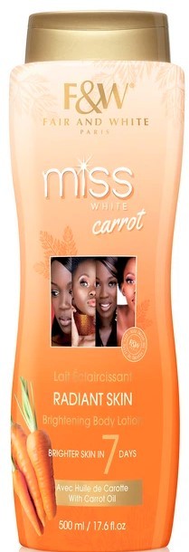 F&W miss white carotte lait 500ml