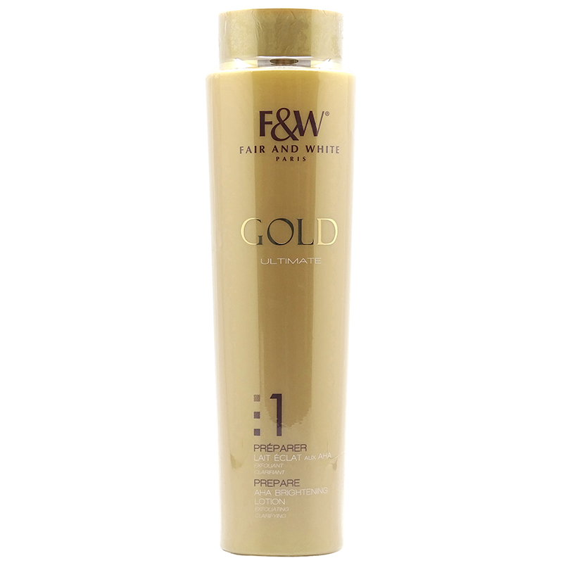 F&W gold 1 AHA bright  body lotion 350ml