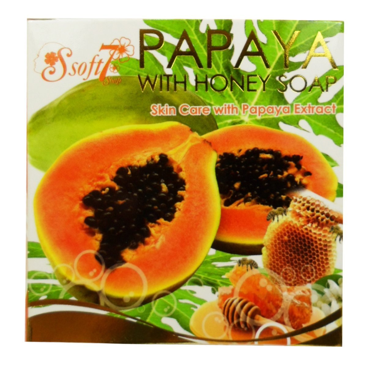 Soft 7 papaya savon 145g