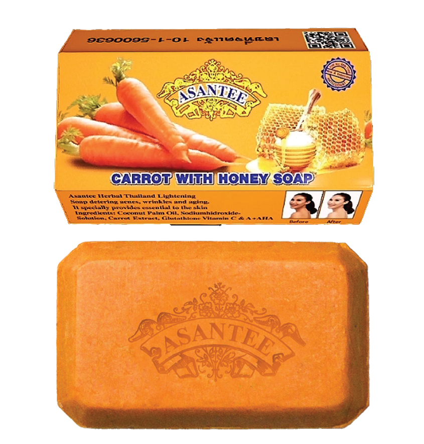 Asantee carrot honey savon 125g
