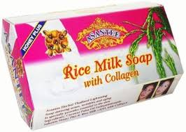 Asantee Rice Milk et Collagen et Honey Savon 125g