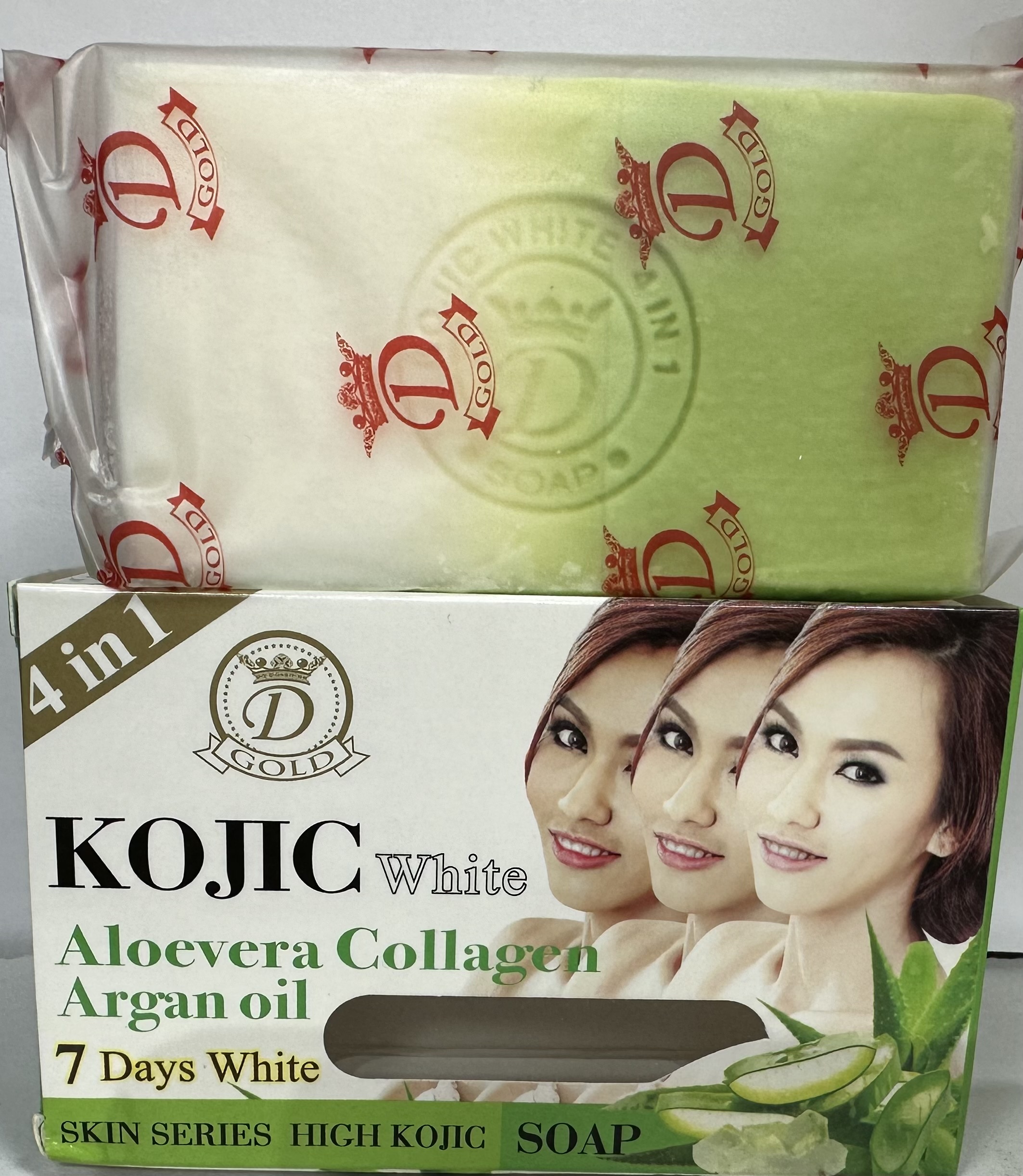 Kojic White Alovera Collagen Argan Savon 135g
