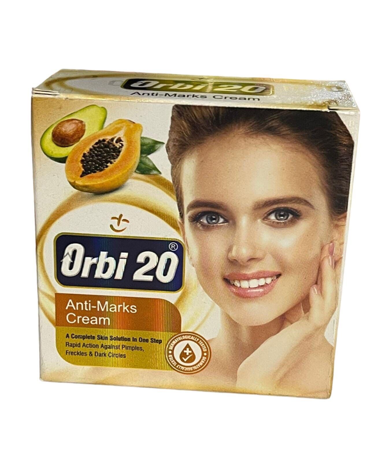 Orbi 20 creme de visage Avocat et Papaya