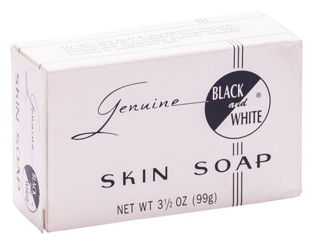 Genuine black & white skin soap 99g