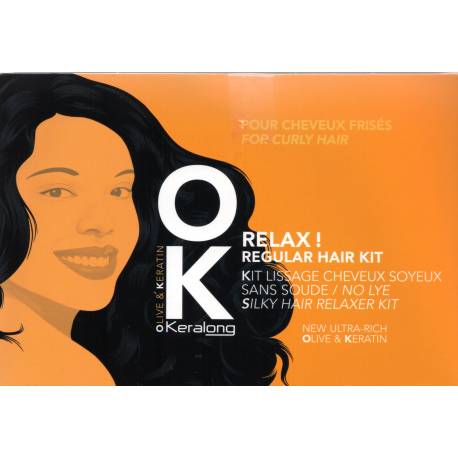 Keralong ok relax regular hair kit