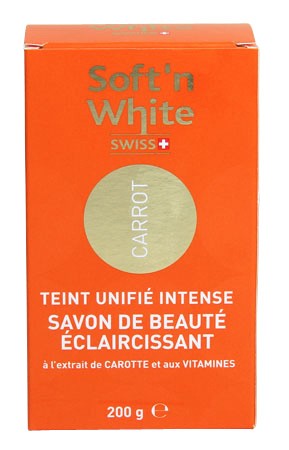 Soft& white carrot soap 200g