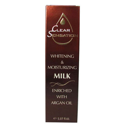 Clear sensation whitening and moist milk 150ml