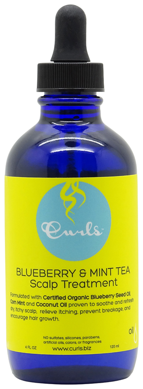 Curls blueberry & mint tea scalp treatment 120ml