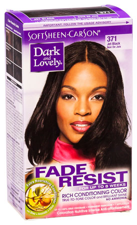 Dark & lovely color #371 jet black