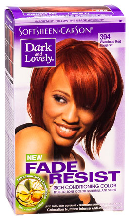 Dark & lovely color #394 vivacious red
